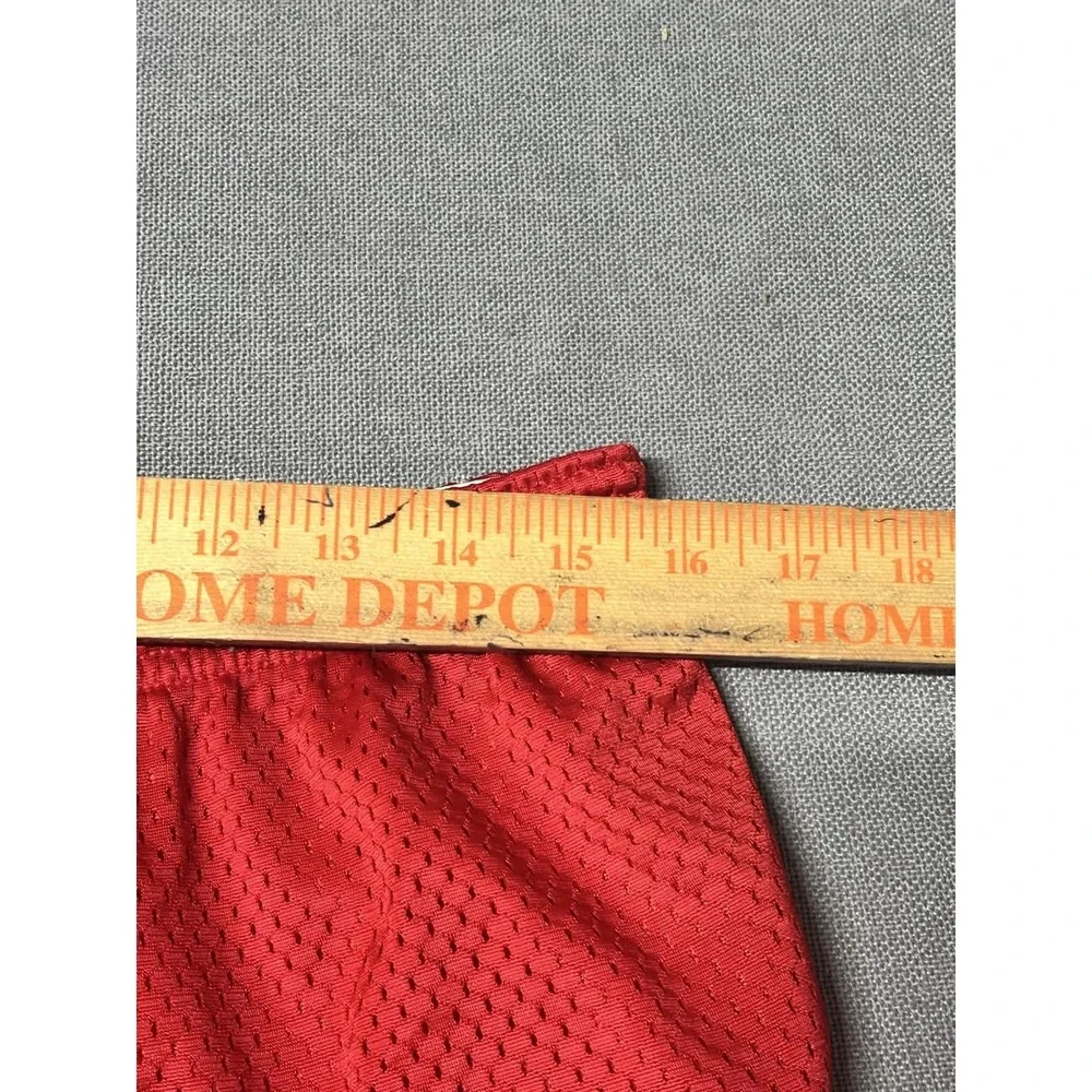 Champion Shorts Mesh Athletic Running Large Red Good Condition Sportswear